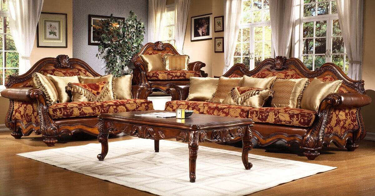 Leather Sofa Set