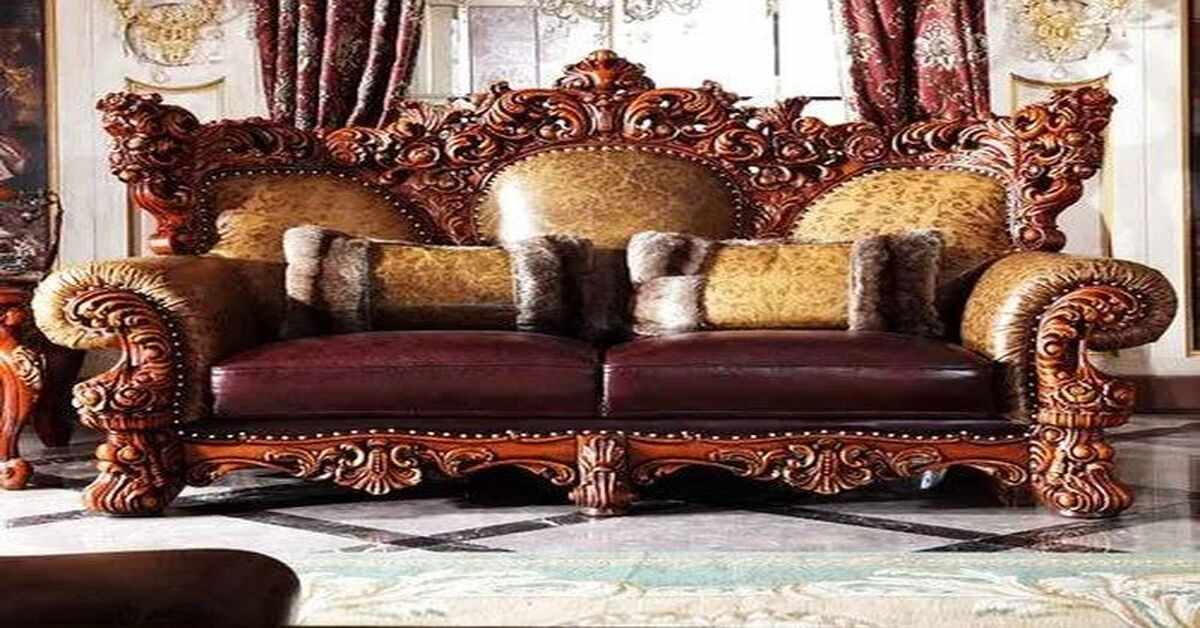 Wooden Sofa Set