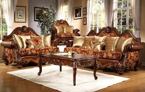 Wooden Sofa Set