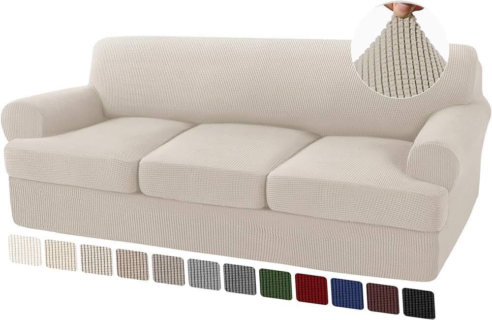 Slipcovers for Sofas with 3 Cushions Separate