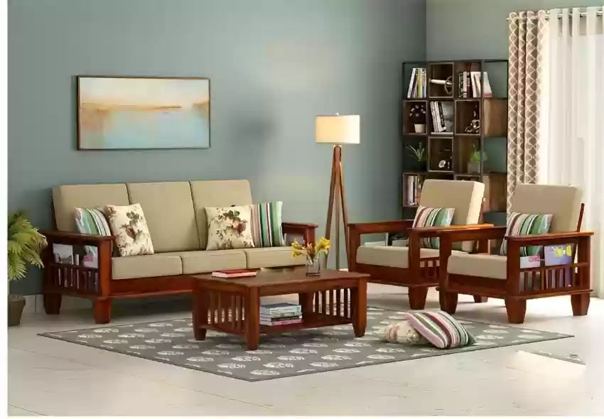 Wood sofa set for your living room