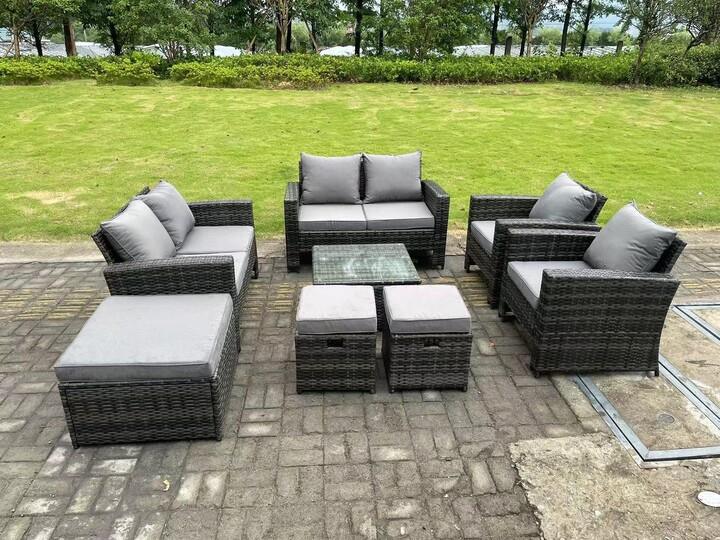 Spirit Metal Garden Corner Sofa Set