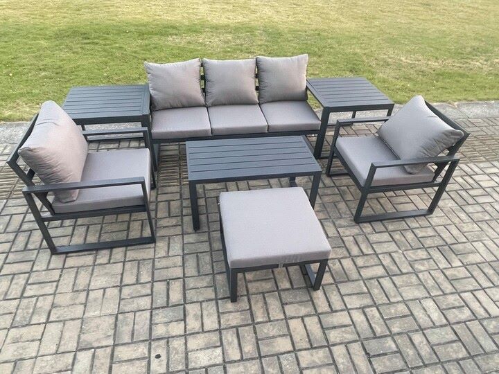 Spirit Metal Garden Corner Sofa Set