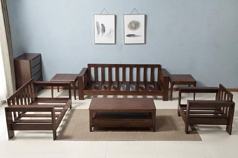 Modern Wooden Sofa Set